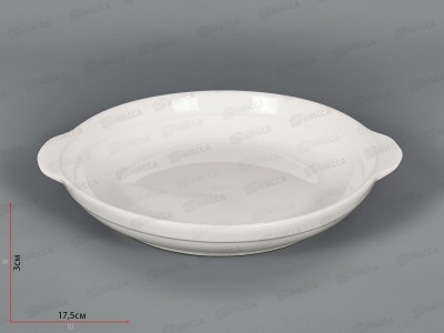 Блюдо DX023 абалон 17см высота 3,1см 370мл Общепит 192185 *60