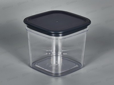 Контейнер для сыпучих продуктов Смарт 0,6л Чернильно-серый С413Чсер *16