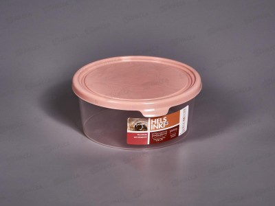 Контейнер для продуктов &quotHELSINKI&quot 0,5л круглый персиковая карамель РТ143311040 *28