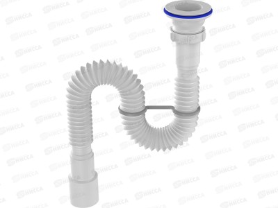 Гофросифон 1 1/4&quotх40/50 с пластиковой решеткой, PF103 *60