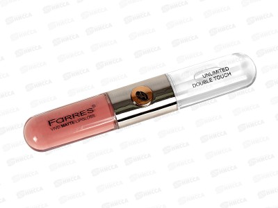 Farres Блеск для губ 7044-01 2в1 V.M. пудровая роза *3