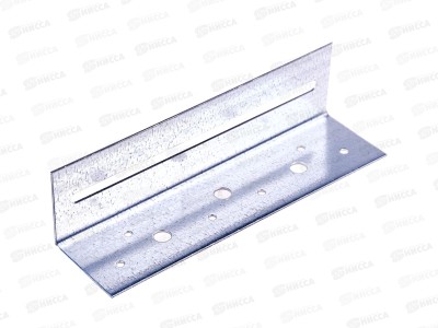 Уголок крепёжный 60*60*220 скользящий, оцинкованный Госкреп