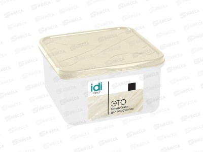 Контейнер для продуктов &quotModena&quot квадратный 0,4л с крышкой 221110025/01