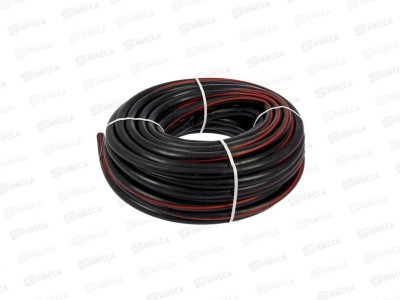 Шланг поливочный Color line  25мм  25м, резиновый, армированный (внешний слой - черный, внутренний слой - цветной)