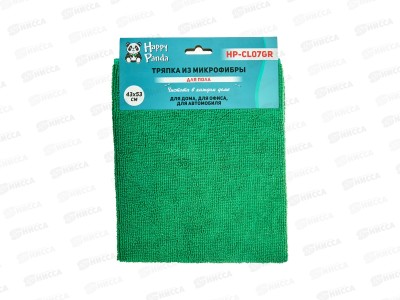 Тряпка для пола HP-CL07GR микрофибра 43*53см Зеленый *160