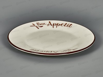 Тарелка обеденная YXD05 23см Bon Appetit 200193