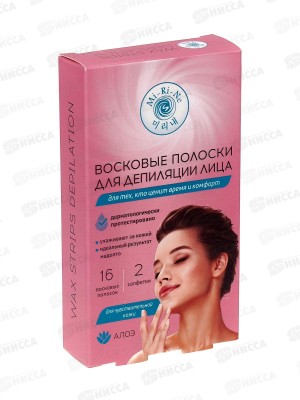 Mi-Ri-Ne Восковые полоски д/лица 16шт  7252