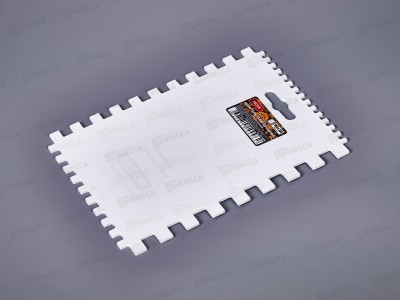 Шпатель плиточника Decor 180*135мм,зуб 4,6,8,10 316-8800 *20/160/800шт