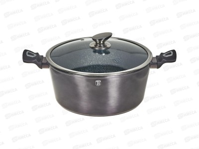 Кастрюля 8л с крышкой 30см, ВН-6924 Carbon Pro Edition
