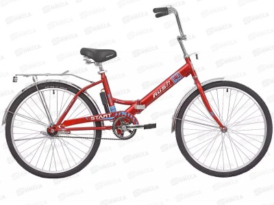 Велосипед 26&quot 1ск RUSH HOUR START 140 С-brake ST красный рама 16&quot,280563