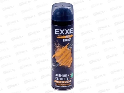 EXXE MEN Гель для бритья Восстанавливающий ENERGY 200мл *6 С0007505