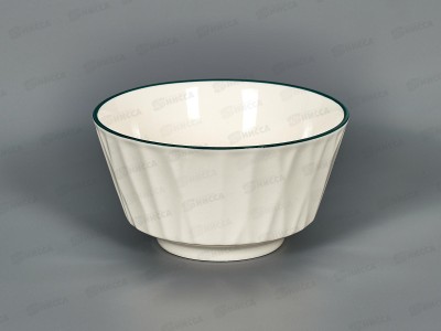Салатник Линии 11,5см зеленая каемка MFK08368-G