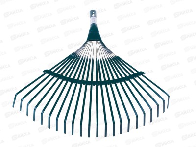 Грабли веерные 41см, плоские зубья, без ручки, AL-231058  *50