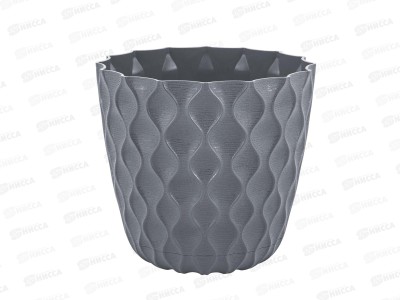 Горшок для цветов  &quotInGreen Wave&quot 4,7л Вулканический серый IG650310026 *6