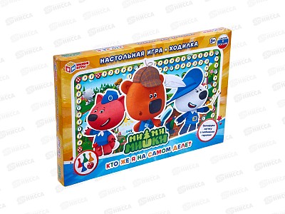 Настольная игра-ходилка 53766 &quotУМНЫЕ ИГРЫ&quot Ми-ми-мишки *20