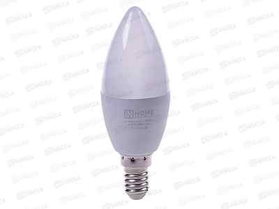 Лампа светодиодная IN HOME LED-СВЕЧА-VC  14Вт E14 6500К 1330Лм *50