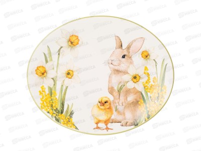Блюдо овальное Agness Sunday 31,5*25,5*3см 358-2197 *18