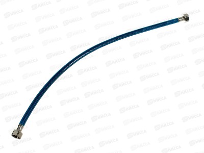Подводка д/воды сталь 1/2&quot г/г  60см оплетка сталь нейлон+ПВХ