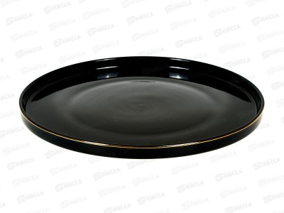 Тарелка обеденная Black Gold 27см DM3010
