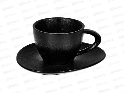 Чайная пара Rock Black 200мл DM8026 *12