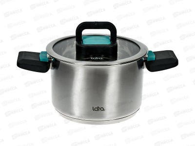 Кастрюля Изумруд LR02-241 16см 2,0л 5-слойное капсульное дно,склад руч