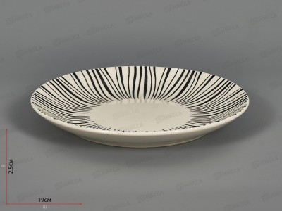 Тарелка десертная H230720A16-S/P 19см Wild spirit