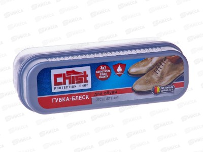 CHIST Губка для гладкой кожи бесцветная *6/96
