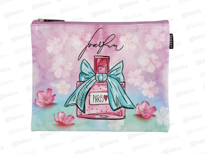 Папка  для тетрадей deVente Perfume А5 на молнии, искусственная кожа, подкладка. 8056462