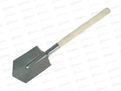 Лопата автомобильная оцинкованная с черенком  *5