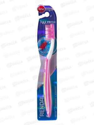 Rendal зубная щетка Средняя Max Fresh *12 4200
