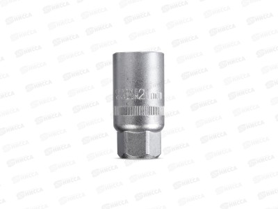 Свечной ключ на 21мм под квадрат 3/8 CR-V Smartbuy SBT-SWSP-21-38