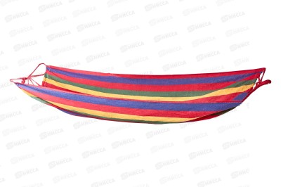 Гамак 190*80см (до 100кг) ткань хлопок, полосатый 681690