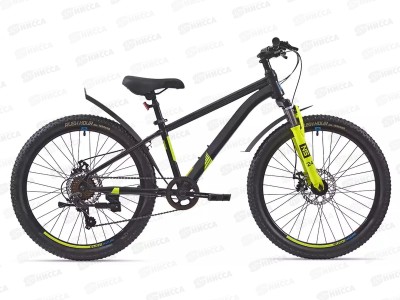 Велосипед 24&quot 7ск RUSH HOUR NX 405 DISC ST черный рама 13&quotВ, 331124