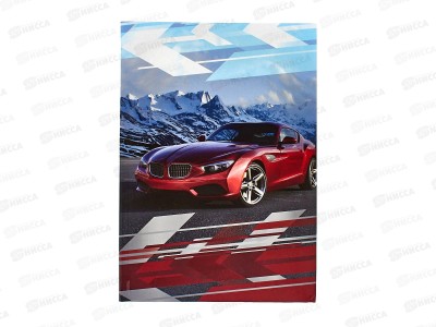 Книжка записная АКАД А5 80л Красное авто 13463-EAC *14