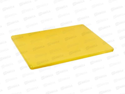 Доска разделочная 300*400*12 Профи желтый КТ-ДРП-ЖЕЛ-01 *15