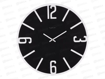 Часы настенные &quot21 Век&quot 4013-001 40см Моменты Рубин черный+белый