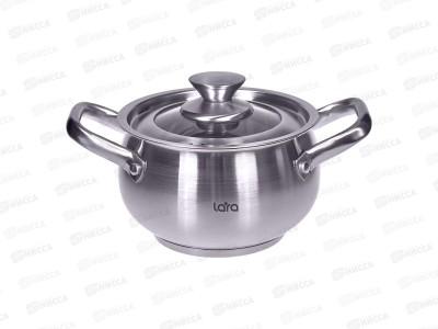 Кастрюля Токио 16х10,5см 2.3л, индукционное дно, крышка LR02-261