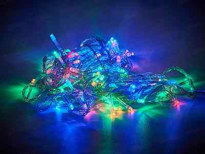 Гирлянда 9,5м 100LED мульти 8 режимов 129-018
