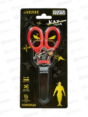 Ножницы  deVENTE SuperHero Assasin 13,5см детс в защ футляр 8010331*10