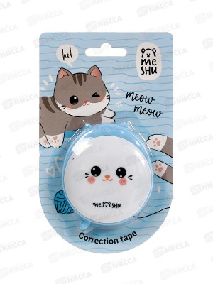 Корректирующая лента MECHU 5мм*6м Meow  54215*6