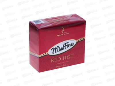 DC MISS FINE Red Hot, туалетная вода 90мл женская *48  М