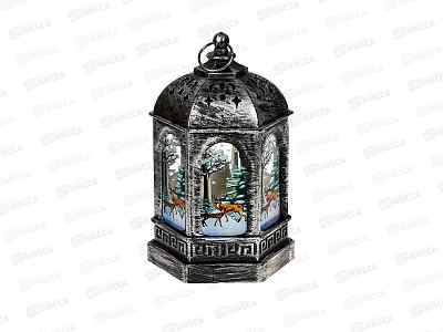 Сувенир &quotСказочные игры&quot 8,5*14см графит с подсв 700-0666