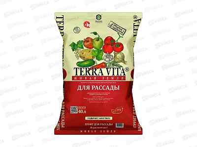 Terra Vita(Forte) Торфогрунт Живая земля для рассады 50л