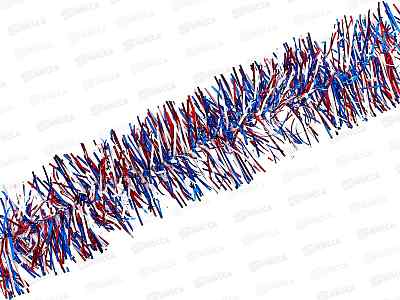 Мишура 2м трехцветная 377-542 г *12