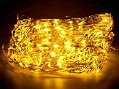 Гирлянда ЗАНАВЕС 3*3м 300 LED шампань, 382-095  г