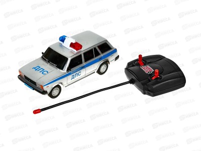 Машина радиоуправляемая  &quotТехнопарк&quot LADA ваз-2104, 18см, ДПС, серебристый, 381730