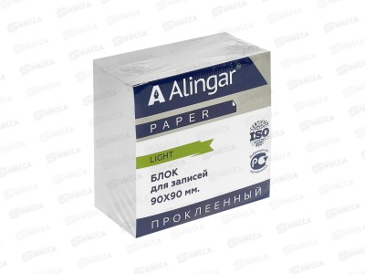 Блок для записей Alingar (9*9*4,5см), белый AL7253 *12