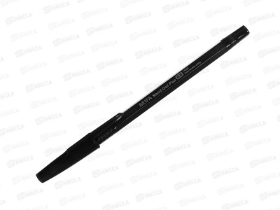 Ручка масляная  BEIFA Nanoslick черная Изящная 0,5мм TA600TA927F01 *12