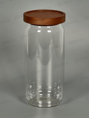 Банка для сыпучих продуктов h20см, v=1000мл, 5262006 *32