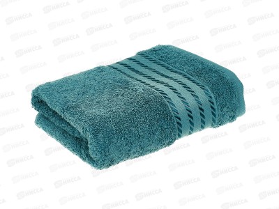 Полотенце махровое 50*90 ПЦ-2601-6350 Glimmer 17-4911 сине-зеленый
